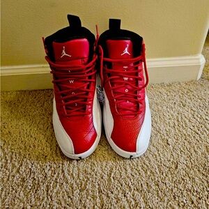 Jordan 12 Red&White